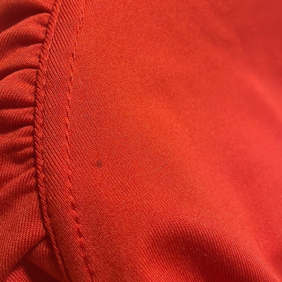 Size M Women's Alex and Abby Burnt Orange Quarter Zip Jacket - Picture 7 of 7
